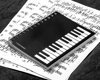 Music notebook - I LOVE MUSIC