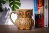 Owl mug - AQUAMARINE NEW