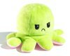 Reversible plush toy - octopus (pink - green)