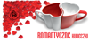 Romantic mugs red-white