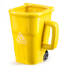 Trash bin mug - yellow 