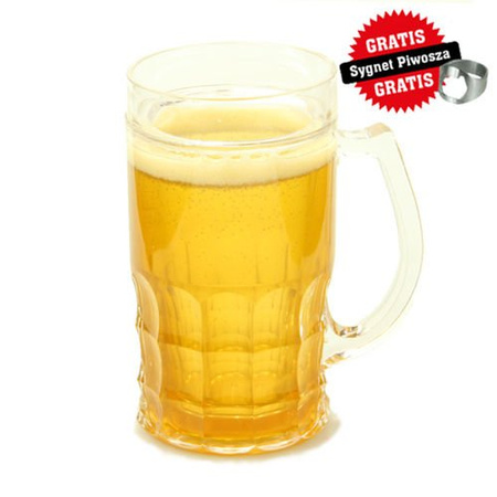 Ice beer mug CHILLER 400 ml - golden