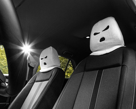 Car Headrest Balaclavas - 2 pcs.  