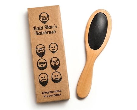 Bald man's hairbrush