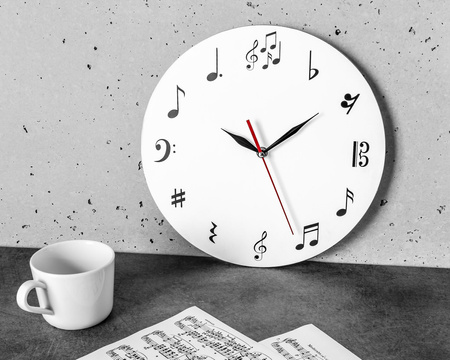 Wall clock MUSIC 
