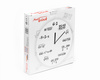 Math clock white
