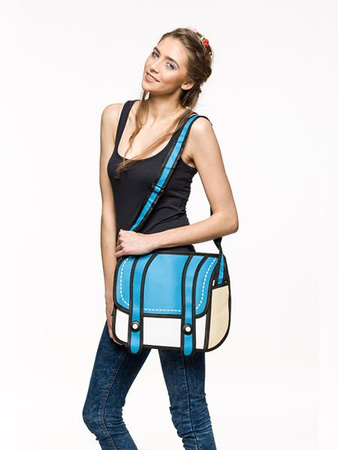 Cartoon bag 3D - blue