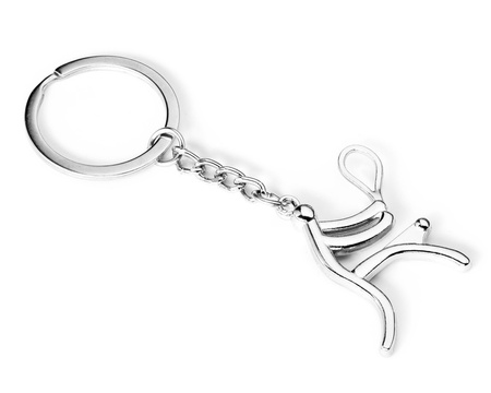 Sport keychain - tennis player