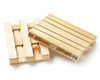 Pallet wood coaster 4 pcs.