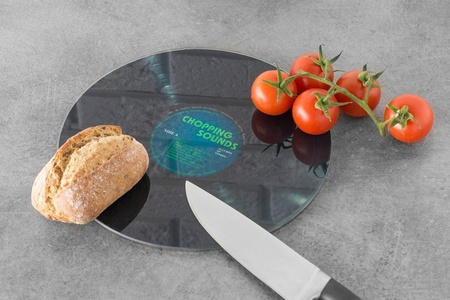 Retro vinyl chopping board