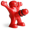 Happy man bottle stopper