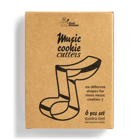 Cookie cutters MUSIC 6 pcs