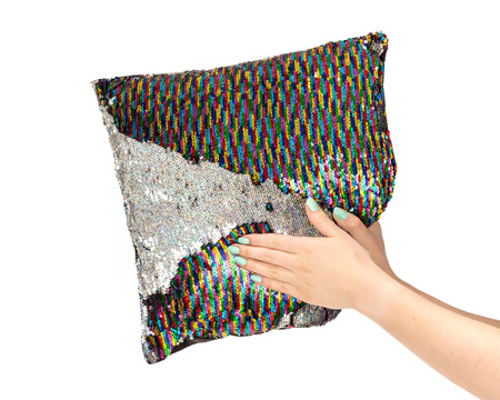 Sequin pillow - SQUARE SHAPED