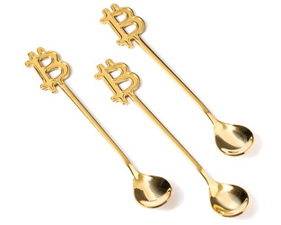 Tea spoons BITCOIN 3 pcs