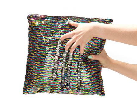 Sequin pillow - SQUARE SHAPED