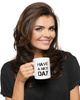 Have a Nice Day Middle Finger Mug - WHITE