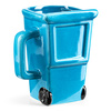 Trash bin mug - blue
