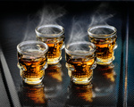 Skull shot glass 4 pcs. set