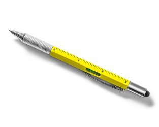 Multiool pen 6in1 - YELLOW