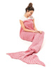 Mermaid tail blanket deluxe - PINK