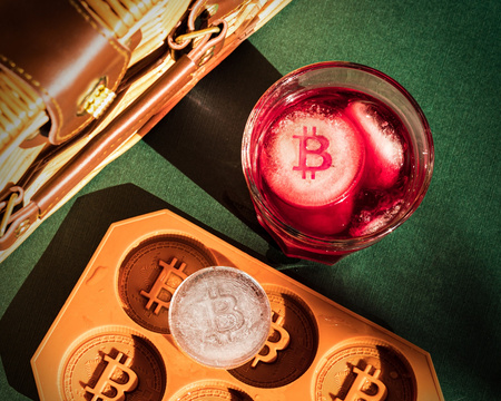 Ice & chocolate mould BITCOIN