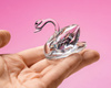 Crystal swan