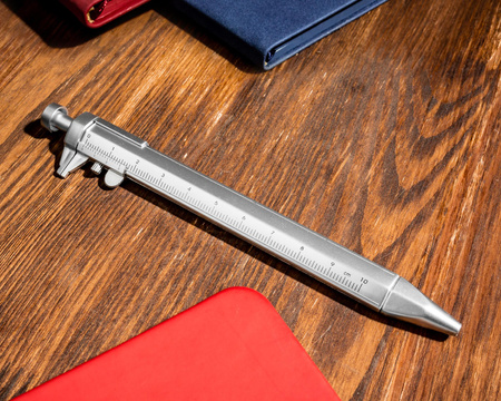 Vernier scale ballpen 