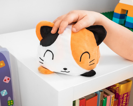 Reversible plush toy - cat   