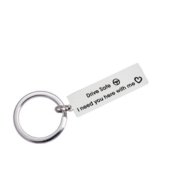 Keychain with plate Drive Safe