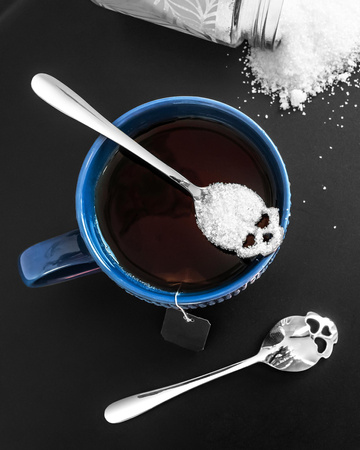 Tea spoons SKULLS 2 pcs