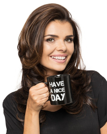 Have a Nice Day Middle Finger Mug - BLACK