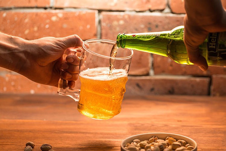 Skull beer glass