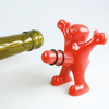 Happy man bottle stopper