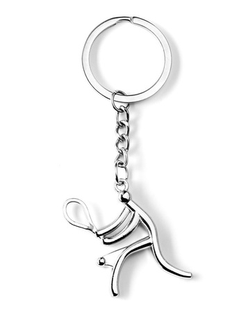 Sport keychain - tennis player