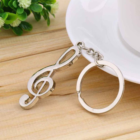 Music key ring - musical note