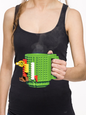 Block mug - GREEN