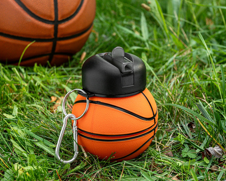 Collapsible water bottle BASEKTBALL