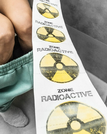 Toilet paper RADIOACTIVE ZONE XL