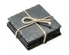 Slate stone coasters 4 pcs set