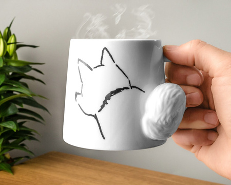 Tail mug DOG 3D