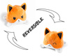 Reversible plush toy - dog