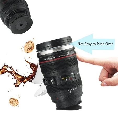 Anti-gravity lens mug