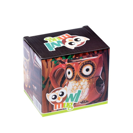 Owl mug - BROWN