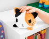 Reversible plush toy - cat   