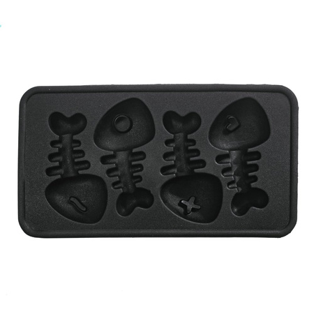 Ice tray FISHBONES - BLACK