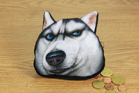 3D Dog coin bag model 2