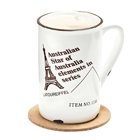 Retro porcelain mug - Australian star