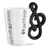 Music Gift Duo - Music mug TREBLE CLEF + coaster 