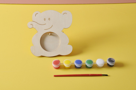 Fotoframe ELEPHANT with painting set