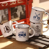 Retro MINI porcelain mug - Keys